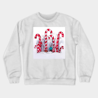 Candy Cane Forest Crewneck Sweatshirt